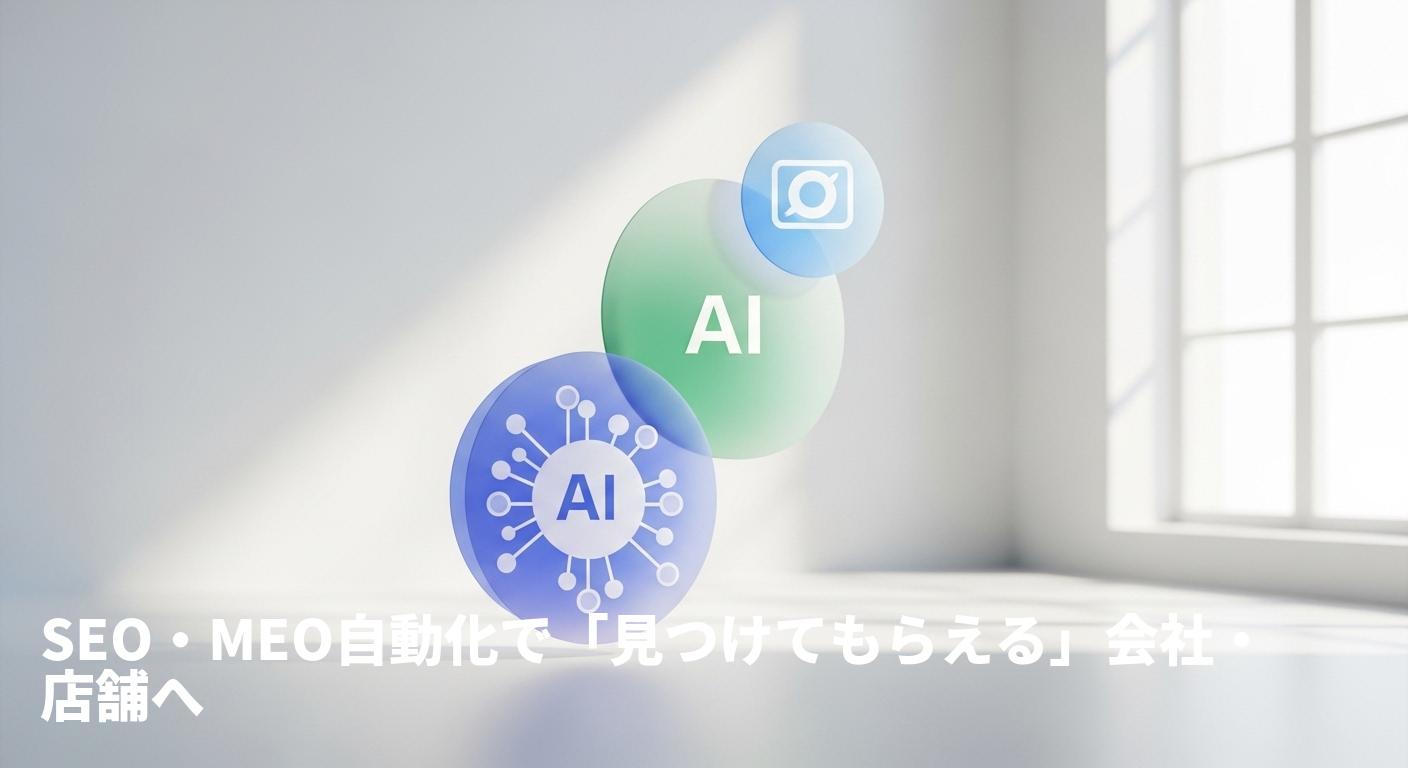 生成AIが切り拓く！SNS運営・SEO・MEO自動化の最前線とGoogle求人連携の新常識