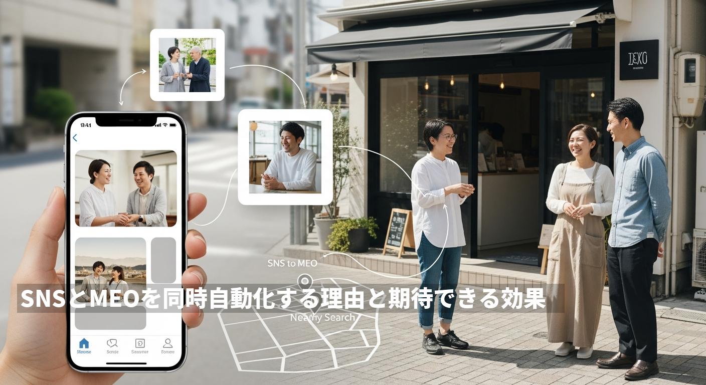 SNSとMEOを同時自動化する理由と期待できる効果