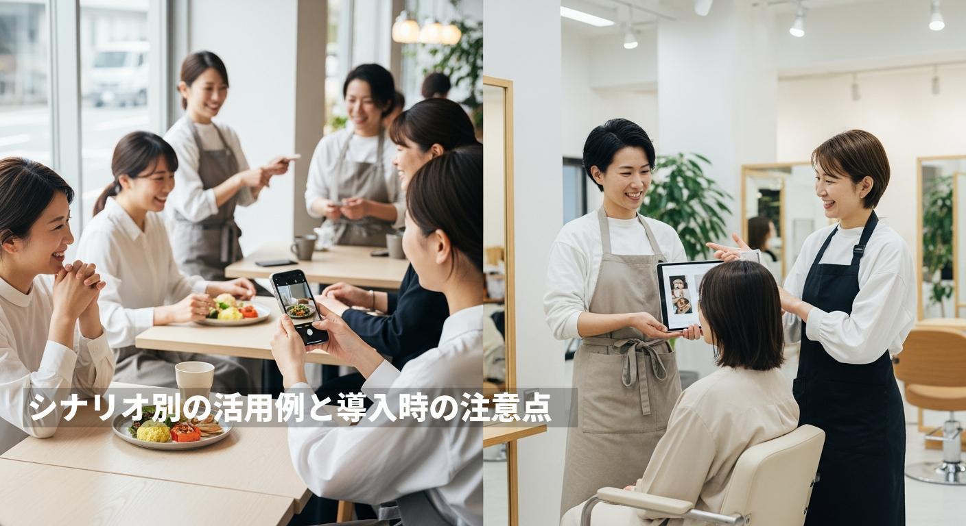 シナリオ別の活用例と導入時の注意点