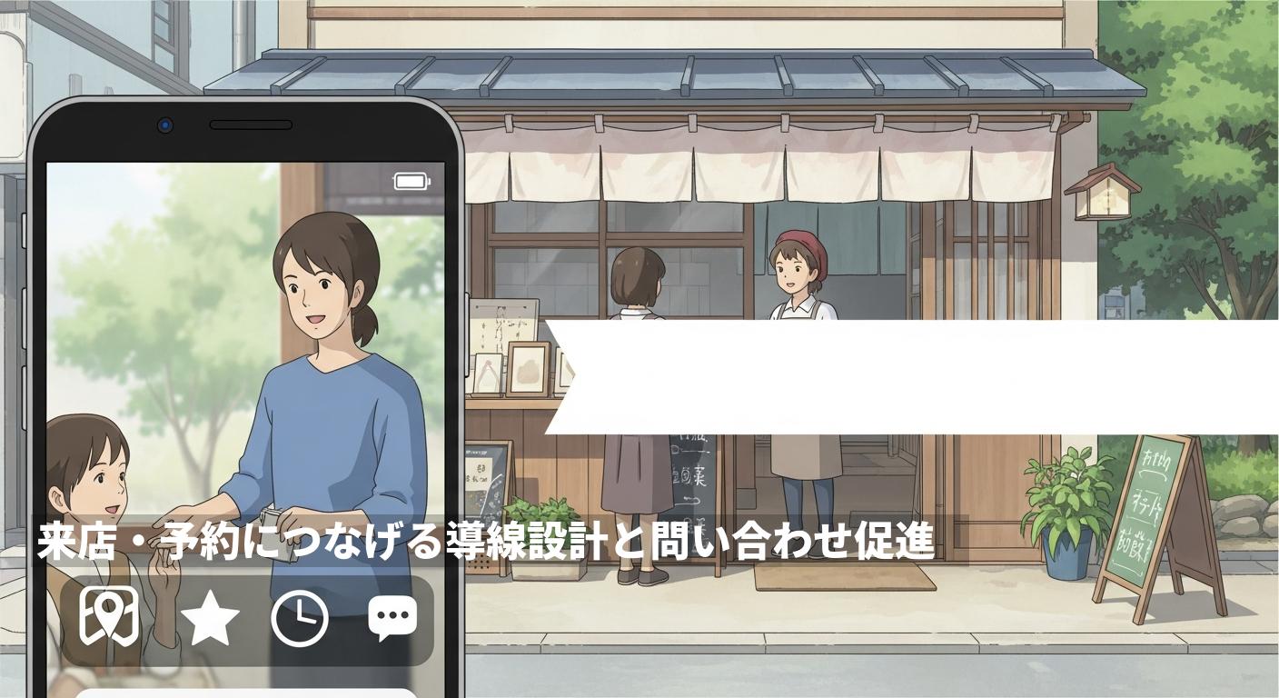来店・予約につなげる導線設計と問い合わせ促進