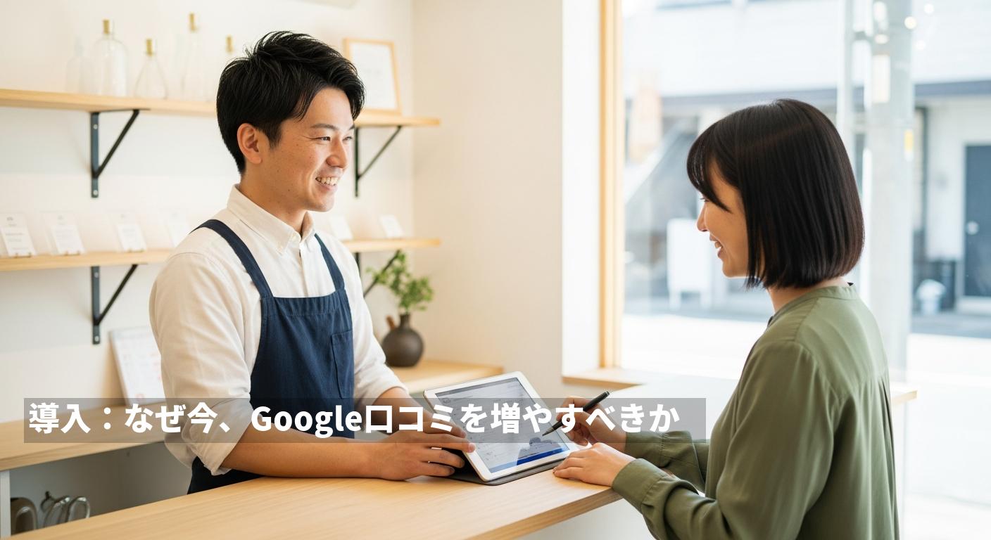 導入：なぜ今、Google口コミを増やすべきか