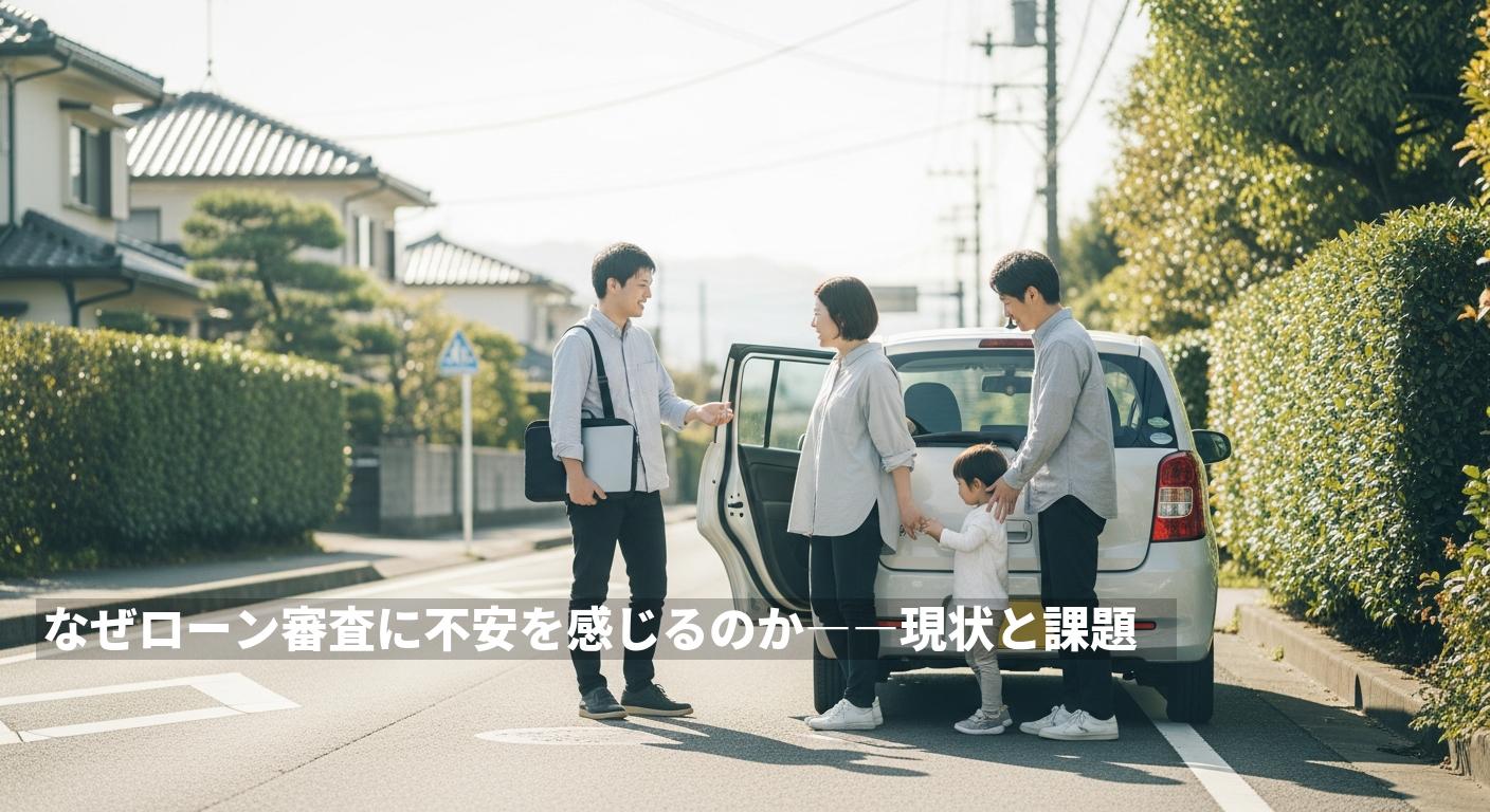 ローン審査に不安を感じる人のイメージ