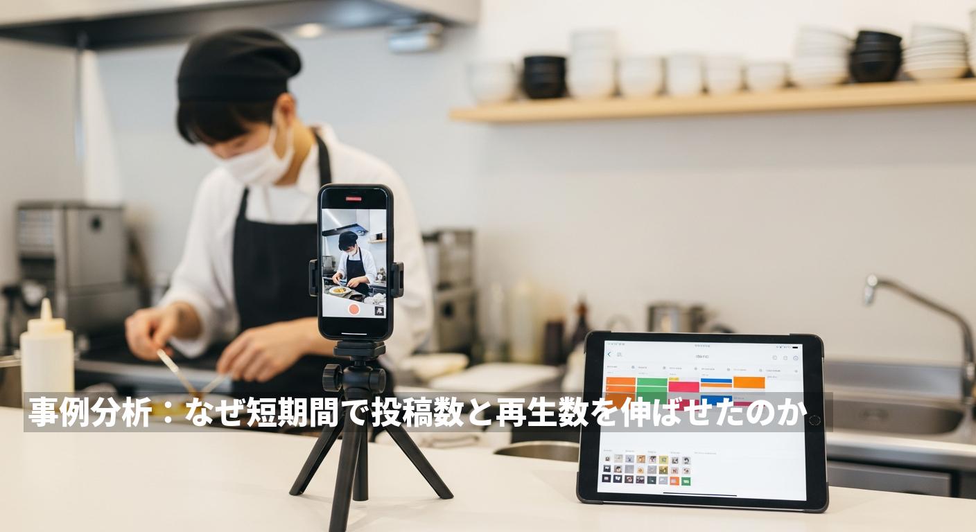 事例分析：なぜ短期間で投稿数と再生数を伸ばせたのか