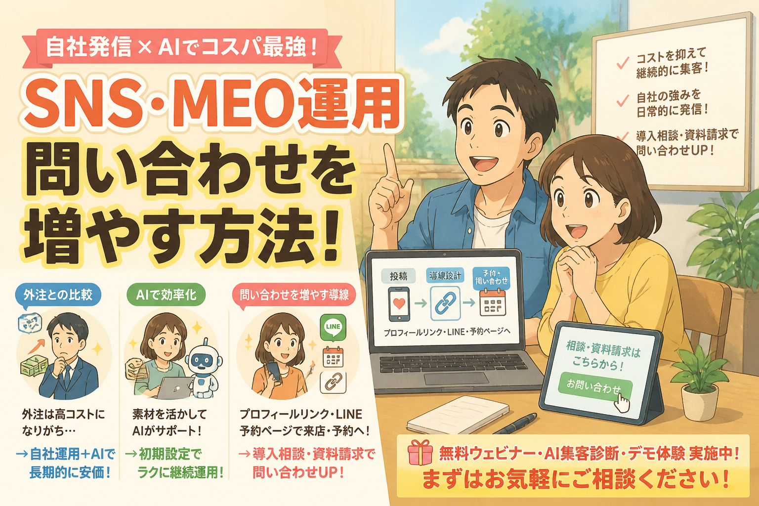 運用比較・導入検討と問い合わせにつなげるポイント