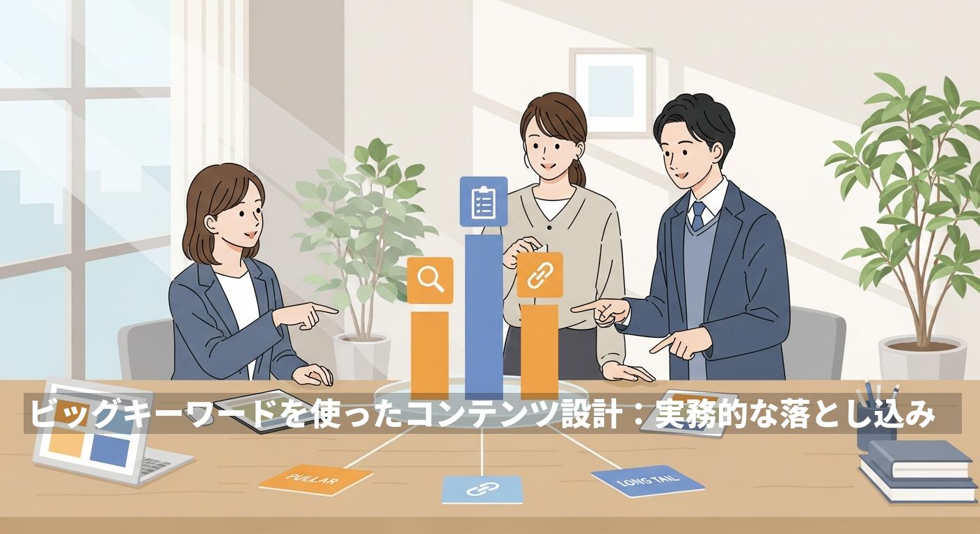 ビッグキーワードを使ったコンテンツ設計：実務的な落とし込み