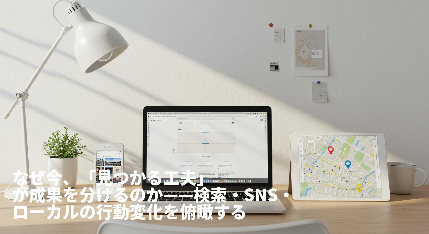 SEO最初の一歩！検索で“見つかる工夫”を今日から実装し、生成AIでSNS・SEO・MEO運用を一気に加速する方法
