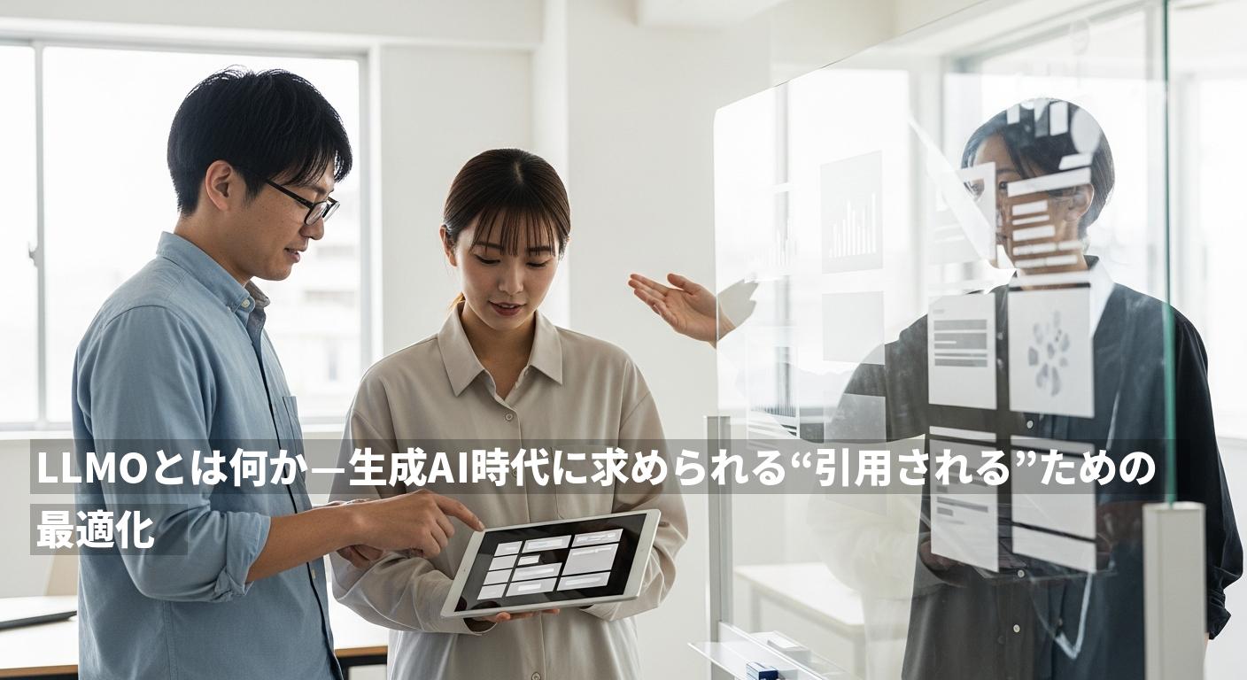 生成AI時代の勝ち筋をつくるLLMO（Large Language Model Optimization）実践ガイド：中小企業・店舗が今すべきこと