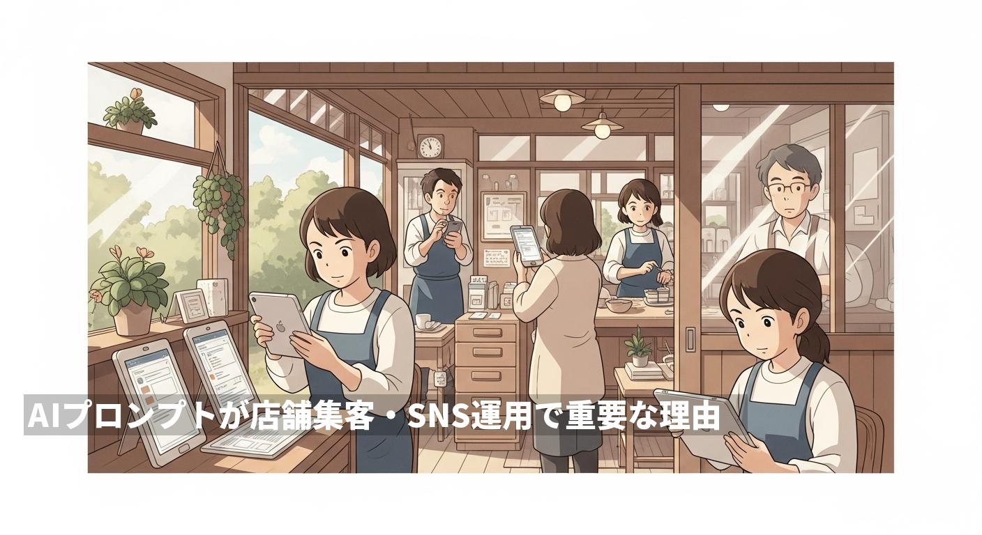 AIプロンプトが店舗集客・SNS運用で重要な理由