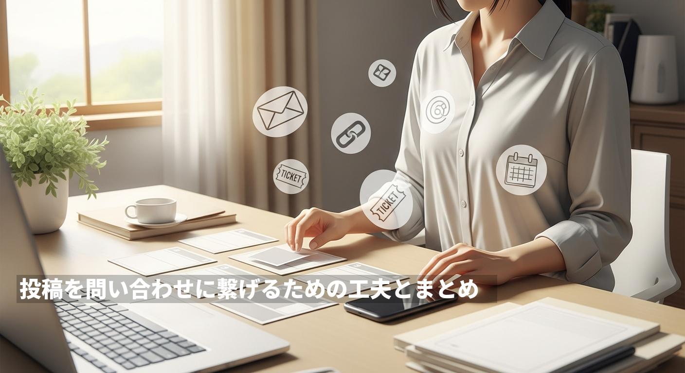 投稿を問い合わせに繋げるための工夫とまとめ