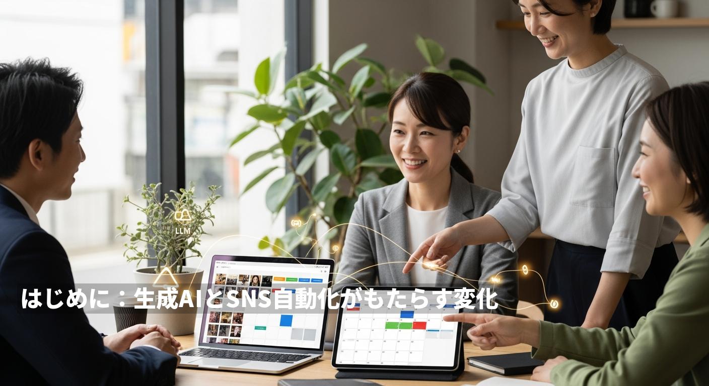 生成AI時代に勝つための「LLMO」活用術：SNS自動投稿と完全自動化で問い合わせを増やす実践ガイド