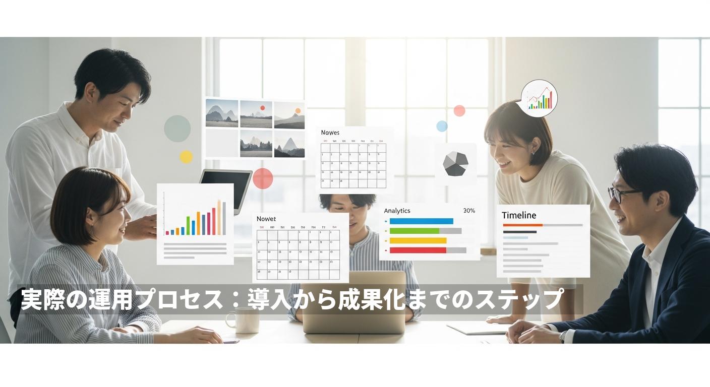 実際の運用プロセス：導入から成果化までのステップ