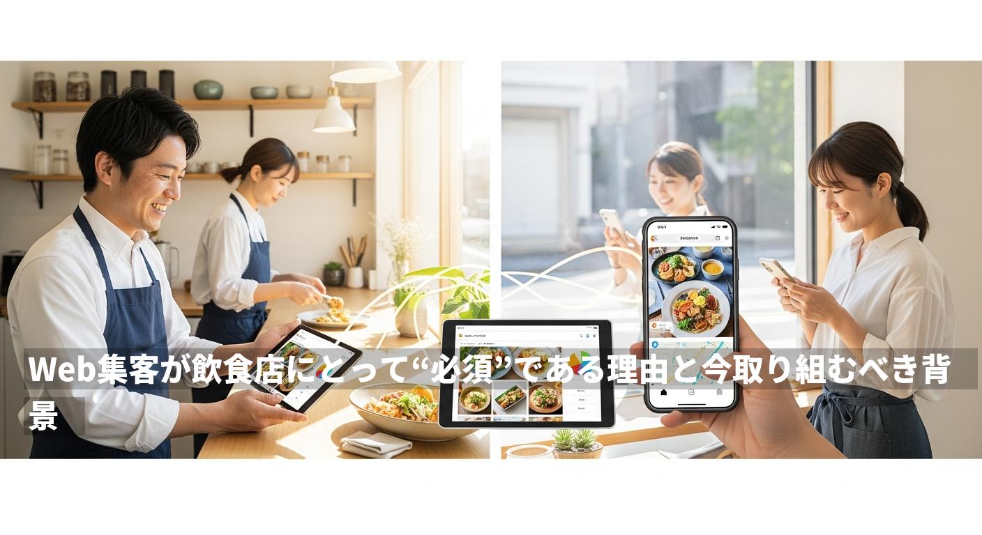 Web集客が飲食店にとって“必須”である理由と今取り組むべき背景