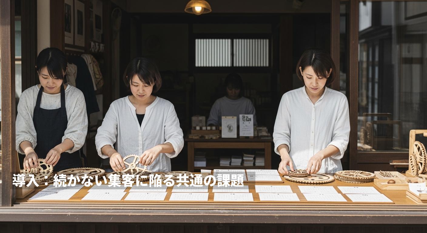 導入：続かない集客に陥る共通の課題
