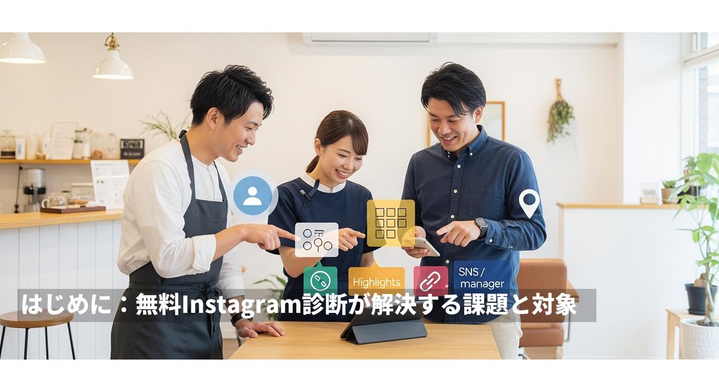 はじめに：無料Instagram診断が解決する課題と対象