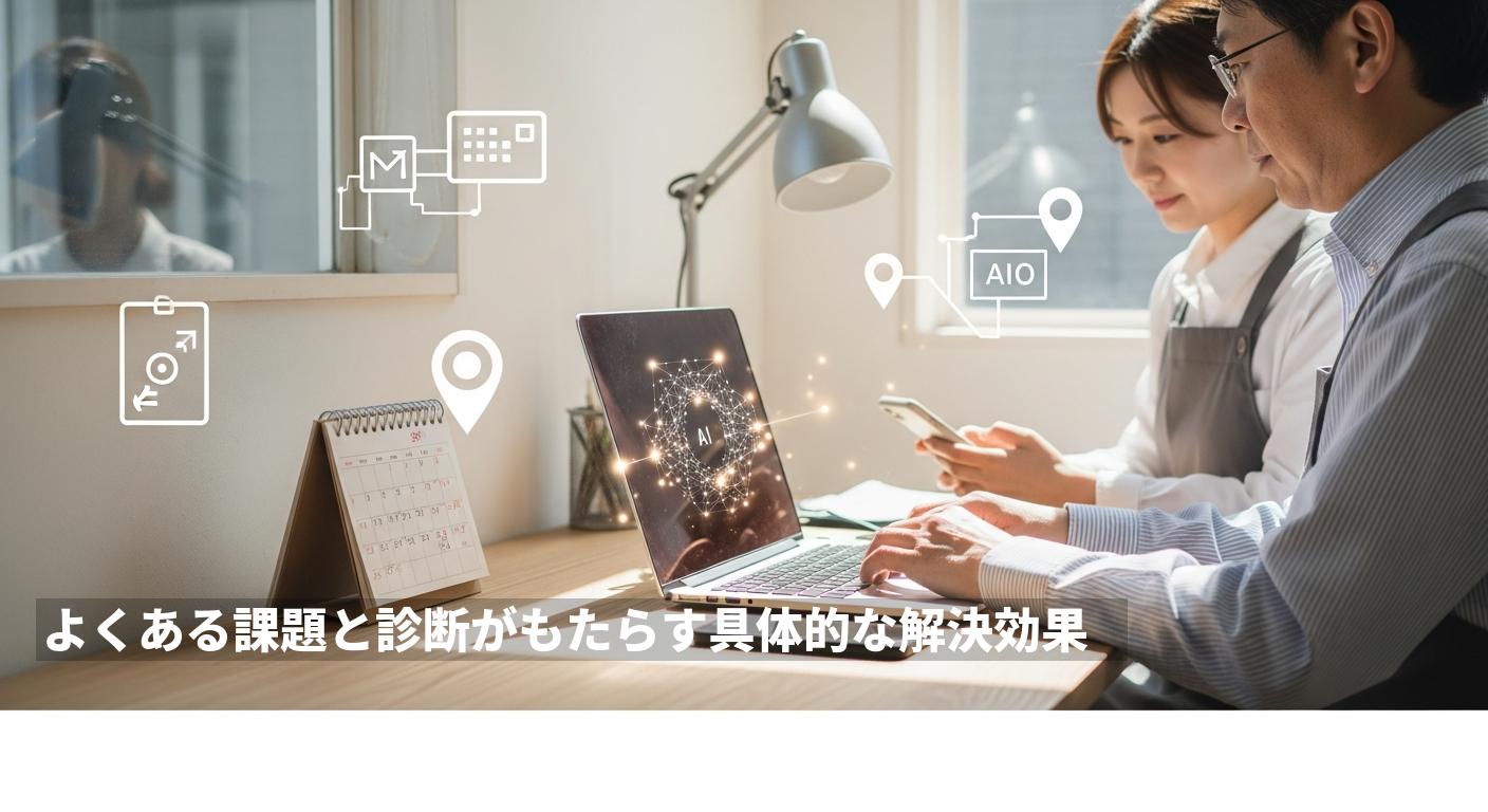 よくある課題と診断がもたらす具体的な解決効果