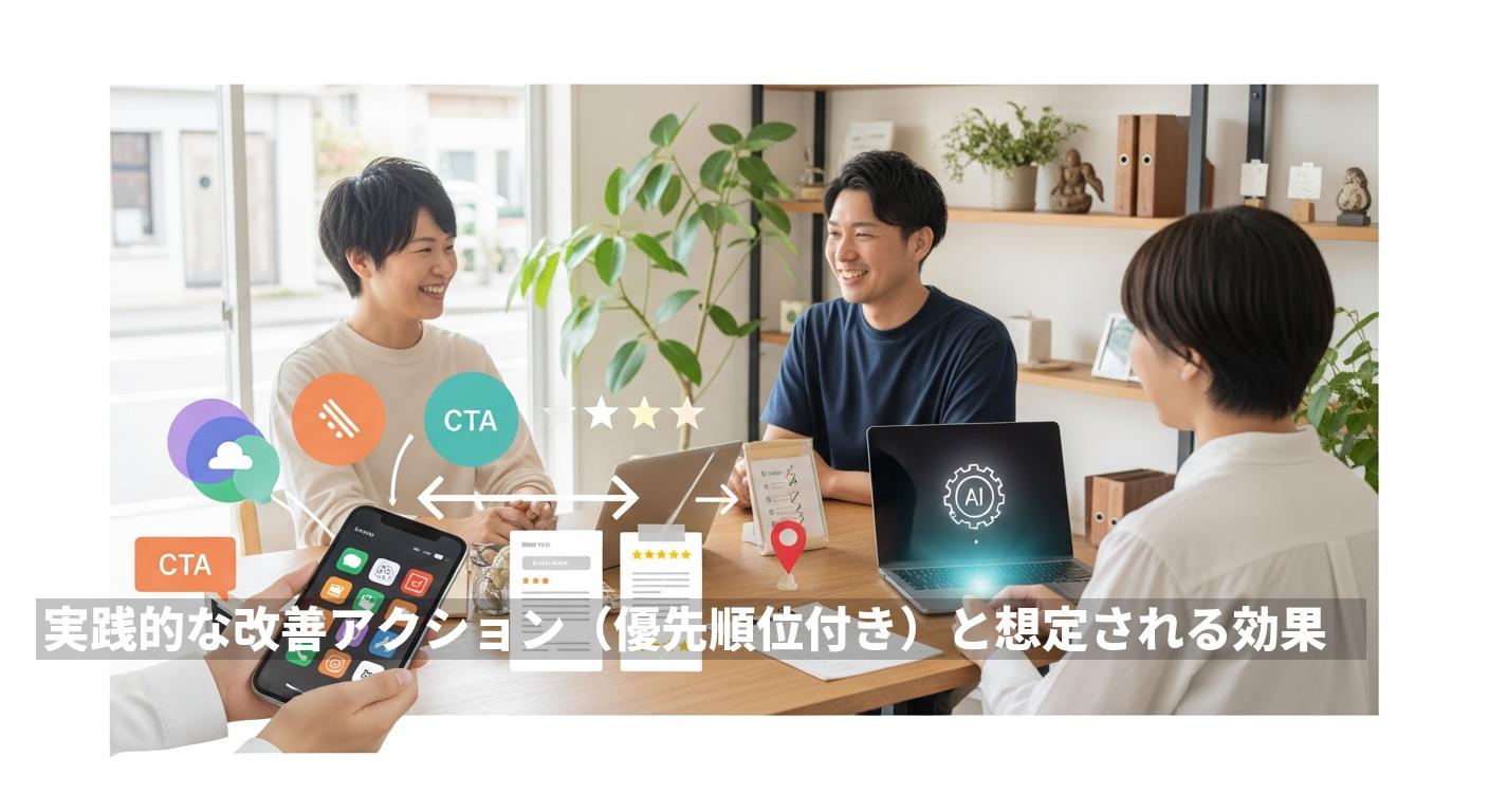 実践的な改善アクション（優先順位付き）と想定される効果