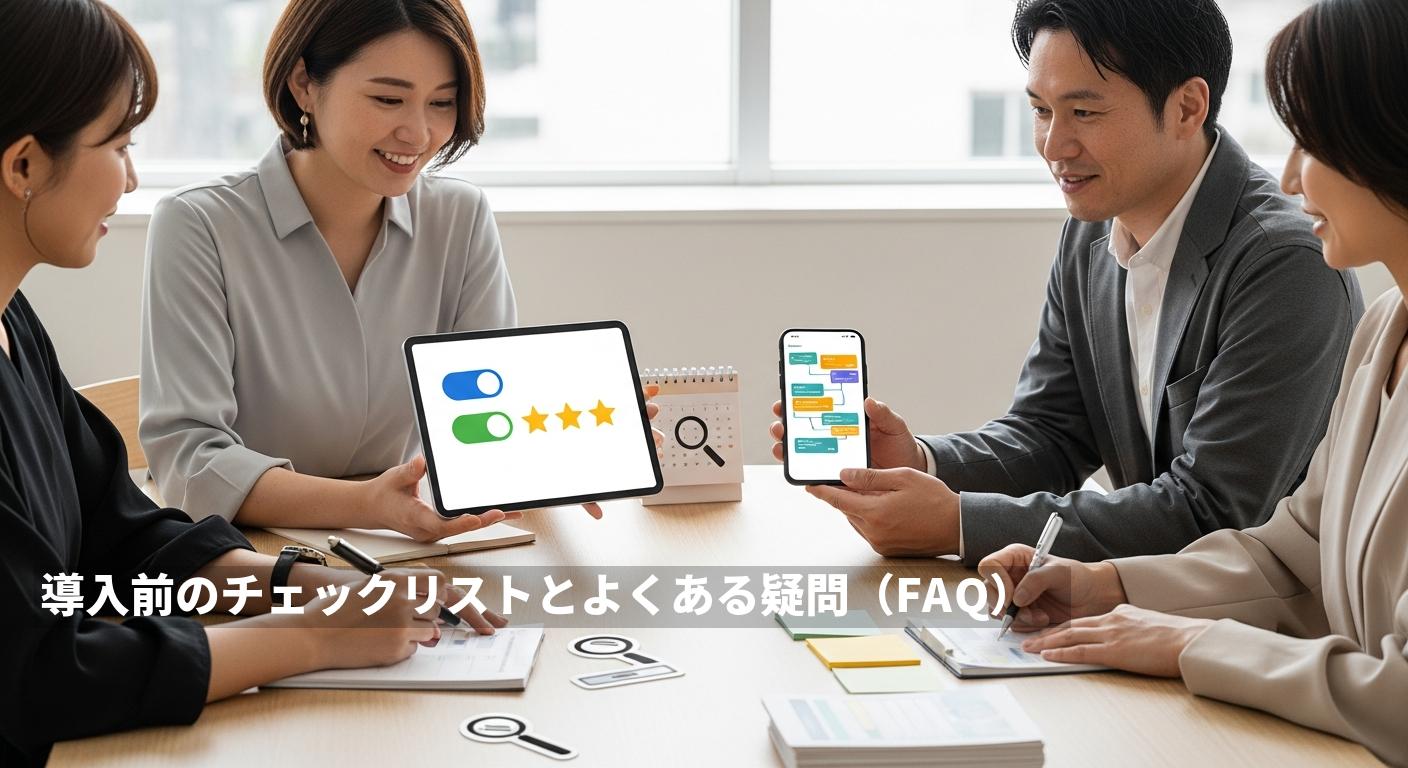 導入前のチェックリストとよくある疑問（FAQ）