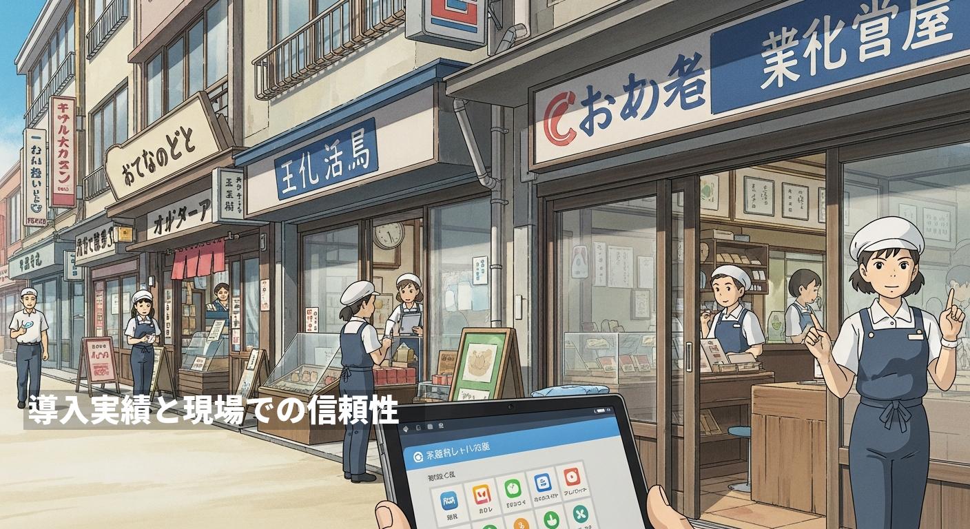 導入実績と現場での信頼性