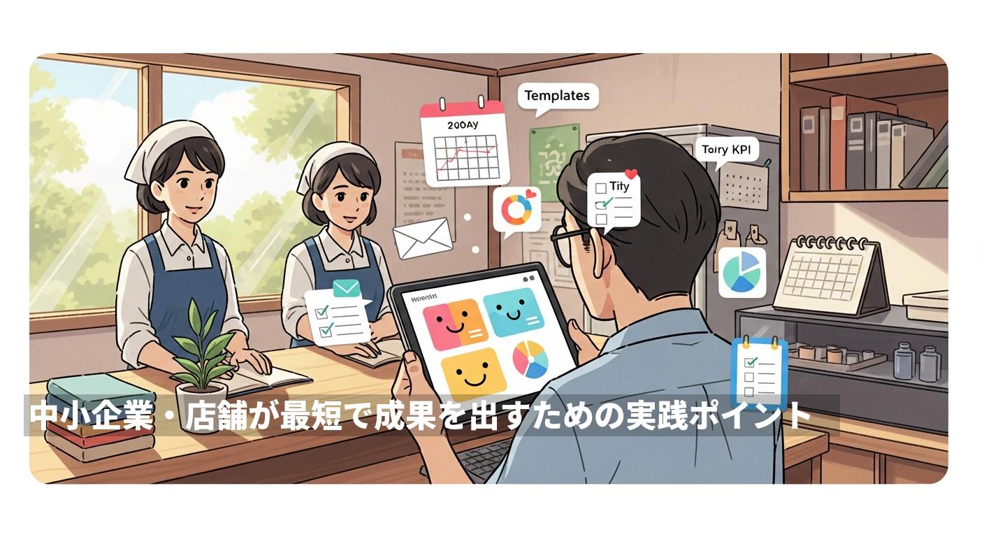 中小企業・店舗が最短で成果を出すための実践ポイント