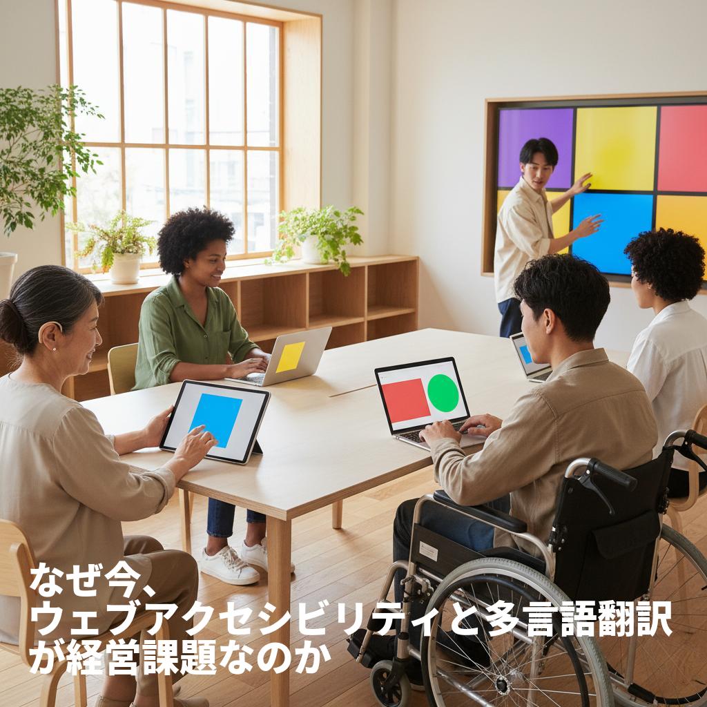 1行タグで最短3分。ウェブアクセシビリティと多言語化を同時に前進させるAccessdoveの戦略価値