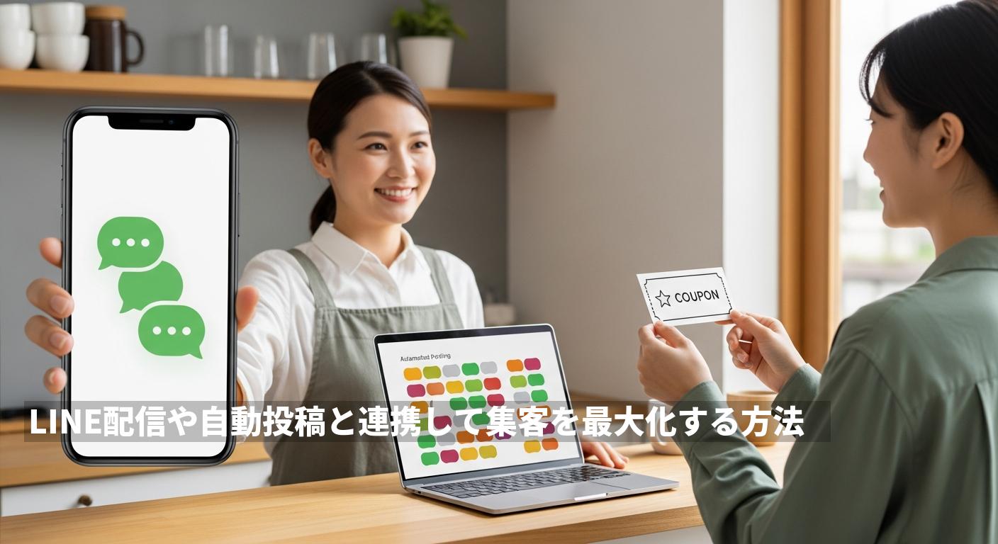 LINE配信や自動投稿と連携して集客を最大化する方法