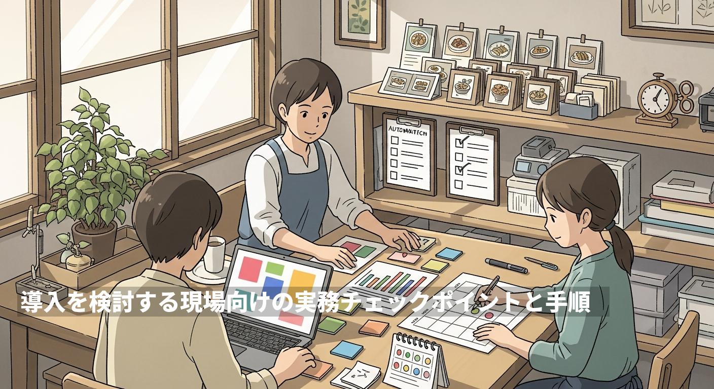 導入を検討する現場向けの実務チェックポイントと手順
