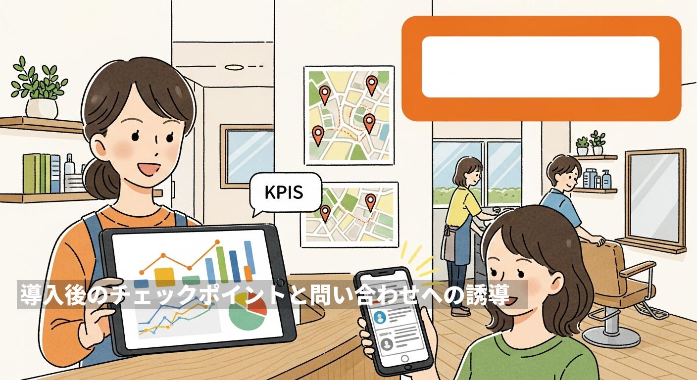 導入後のチェックポイントと問い合わせへの誘導