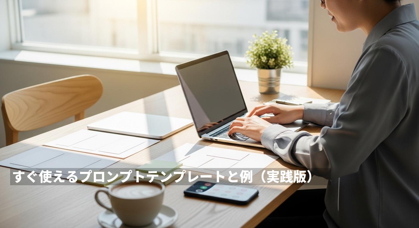 すぐ使えるプロンプトテンプレートと例（実践版）