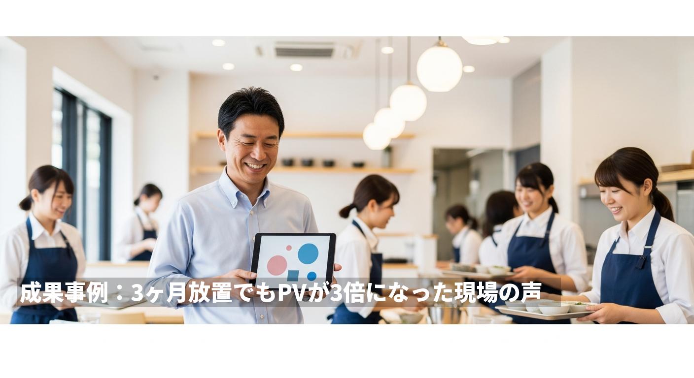 3ヶ月放置でPVが3倍に─店舗のSNS運用を完全自動化して人件費81%削減した実例と成功のメソッド