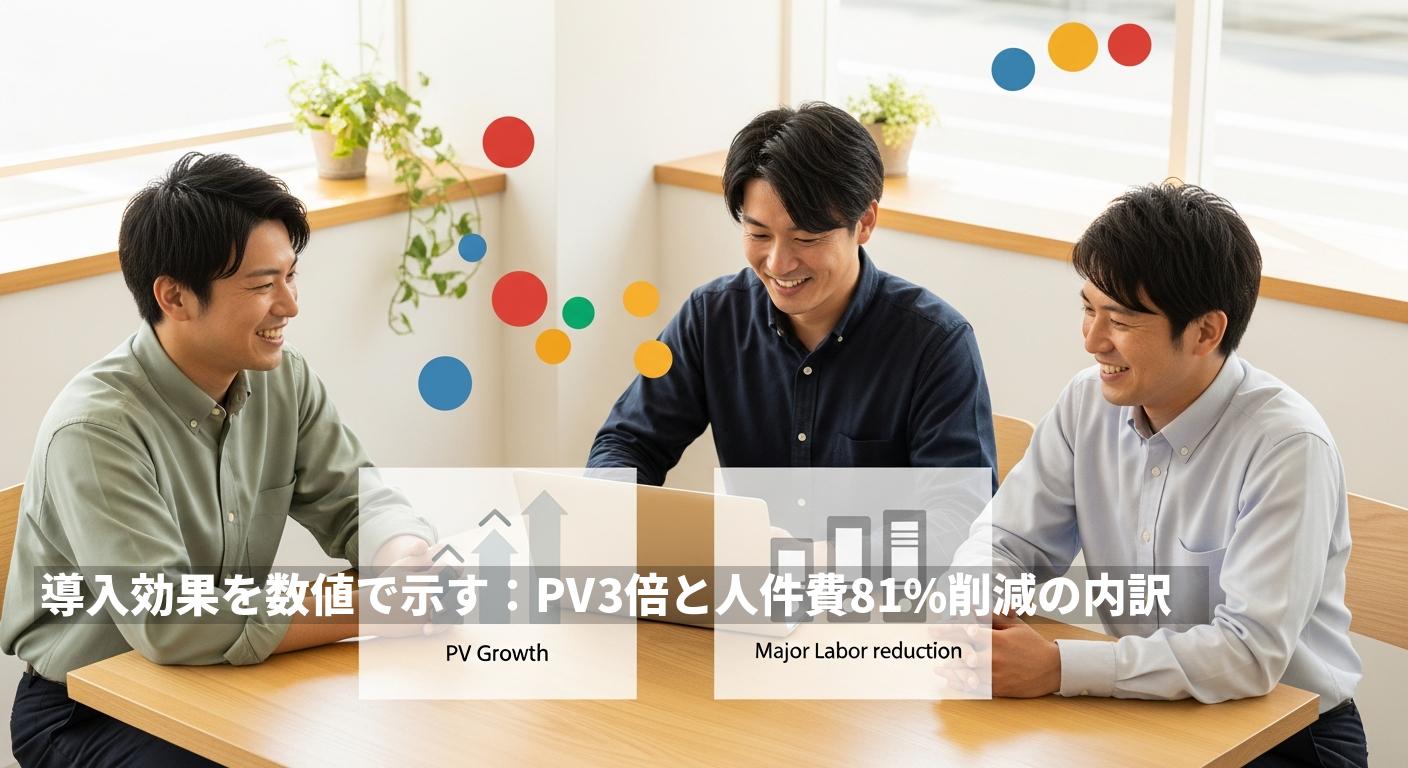 3ヶ月放置でPVが3倍に─店舗のSNS運用を完全自動化して人件費81%削減した実例と成功のメソッド
