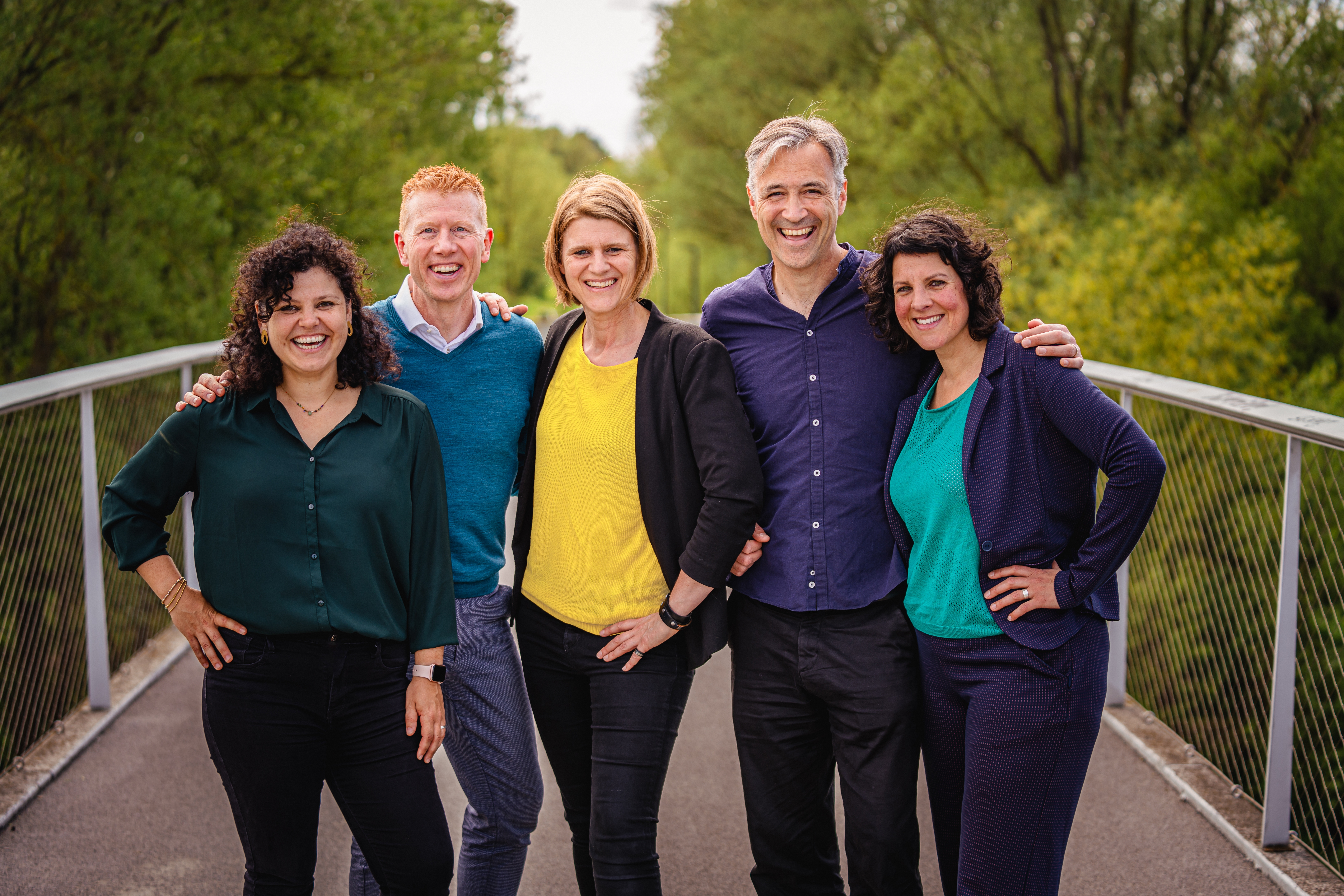 team Imboorling: Sandy Snoeck, Frederik Imbo, Merel De Vleeschouwer, Gilles Delvaulx, Marianne Cap