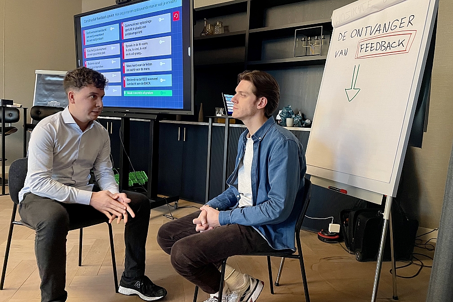 De ontvanger van feedback geeft aan of feedback al dan niet constructief is.