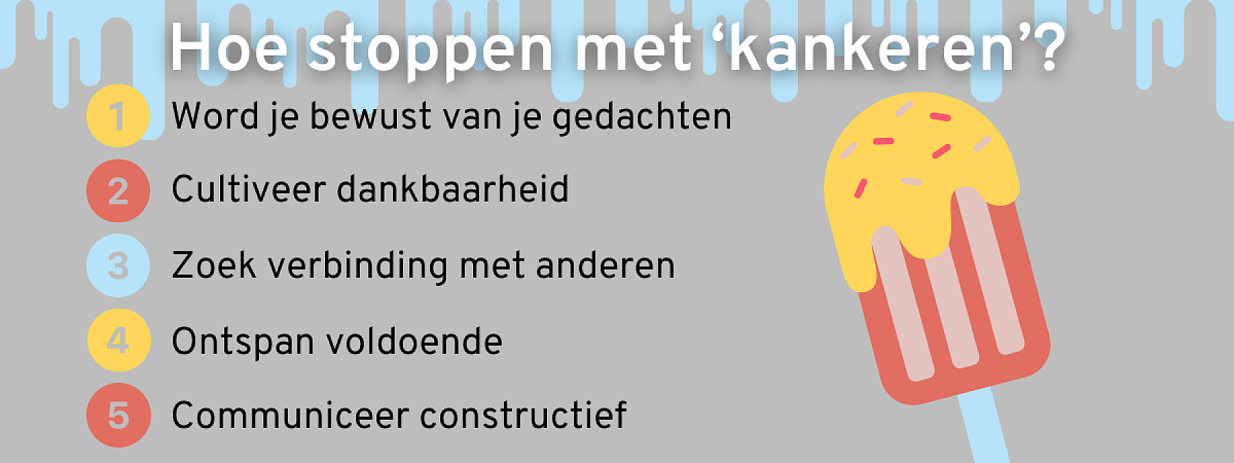 Hoe stoppen met kankeren Hoe stoppen met kankeren