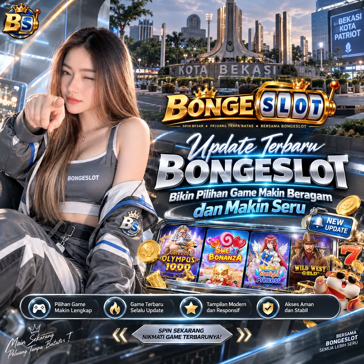 Update Terbaru BONGESLOT Bikin Pilihan Game Makin Beragam dan Makin Seru