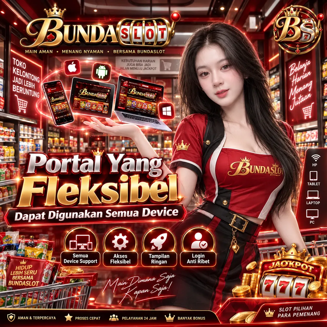 BUNDASLOT » Portal Yang Fleksibel Dapat Digunakan Semua Device