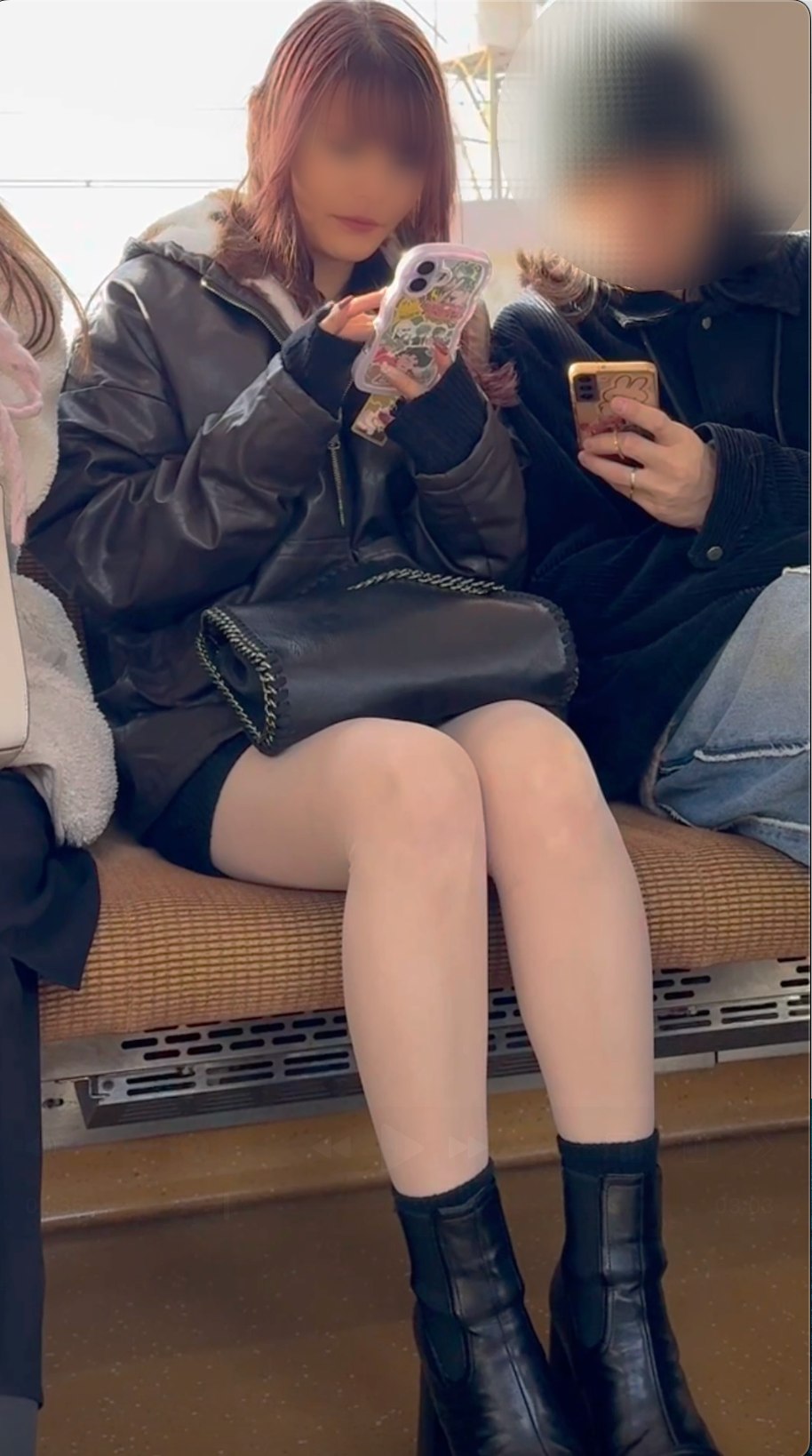 総尺23分の脚フェチ  5名の美人お姉さんの対面からのパンスト美脚