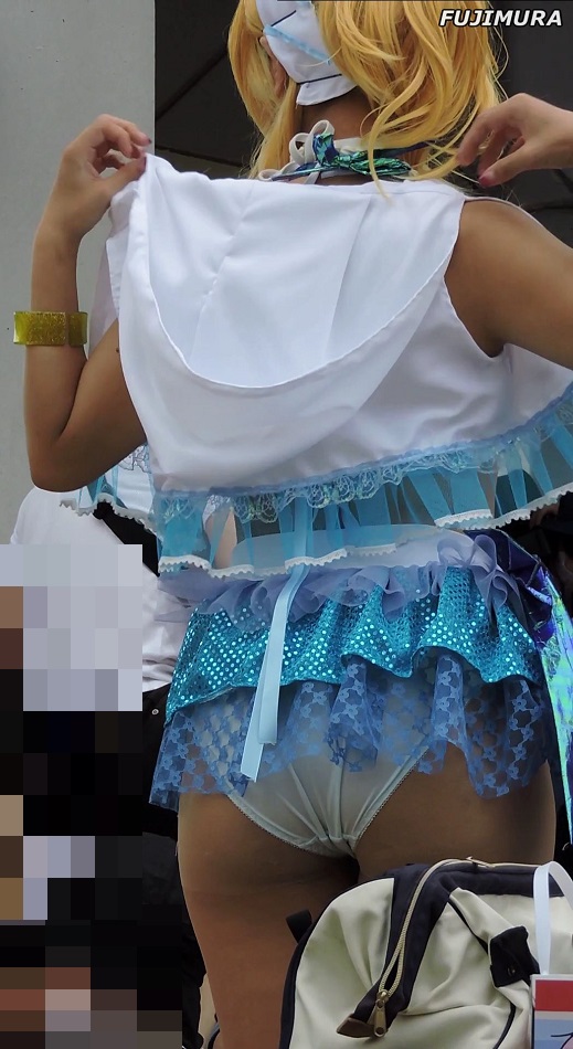 コスプレ2017夏座り開脚パンチラ食い込み巨乳おっぱい【動画】イベント編 3866と3860セット販売