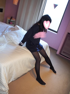 80枚！顔出し１８歳！パンツモロ見え！まちこ６☆黒タイツ　 gallery photo 3