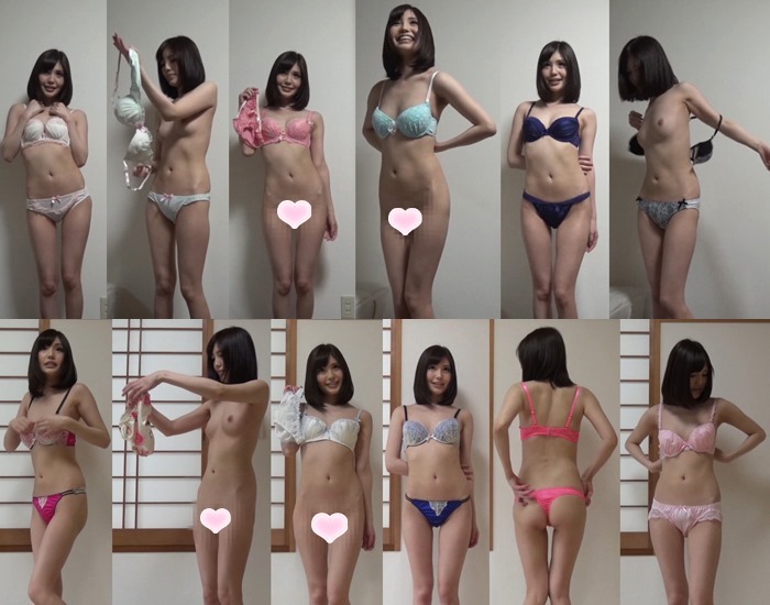 下着撮影93→セット2本★スレンダー美乳美女★★隠し撮り★★パンツ★★ブラジャー