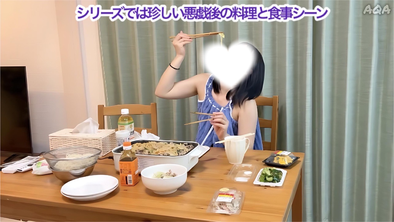 【６４分★姪っ子ちゃんのリクスー試着】食前ダイニングで悪戯〜お風呂上がりにイキまくり★座位イラマ発射〜