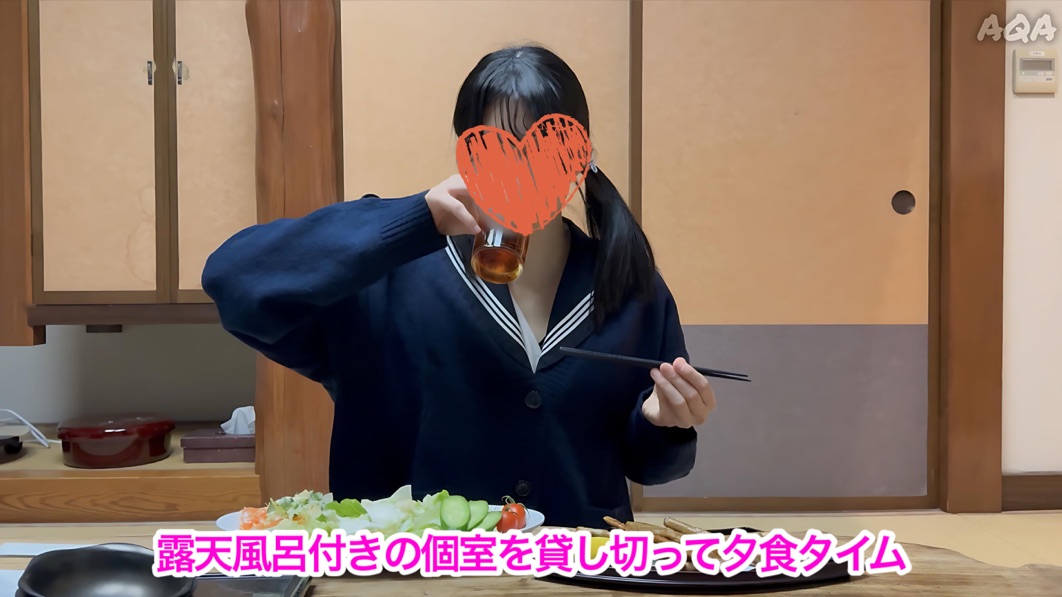 【永久保存版★セーラー服のお姉ちゃんと温泉へ行こう：後編】セーラーFUCK✖️潜望鏡〜姉のキツマン…突然のフェイント顔射〜