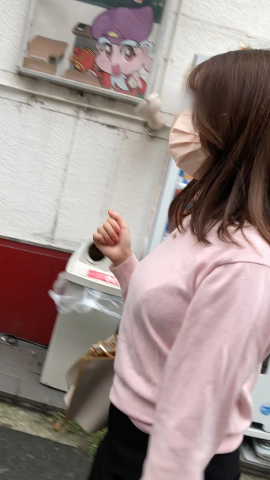 【横からの眺め205】小柄で可愛いＯＬは巨乳にコンプレックスを持つ隠れ巨乳！