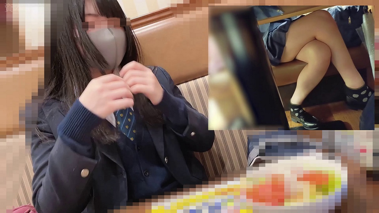 【個撮】都立映研部③姫ぱっつん色白巨乳　真面目オタク女子が放課後に相談からそのままハメ撮り