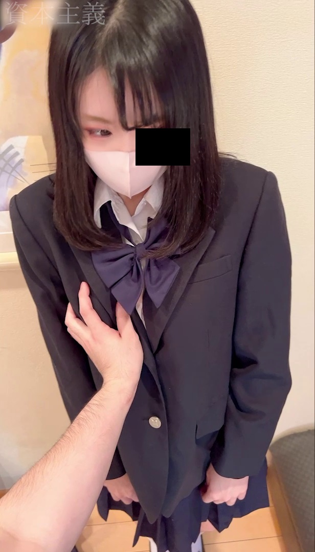 【個撮】都立料理部③細身ガリの少女。諸事情で連れてこられ、怯えながら身体を触られ、そのままハメ撮り