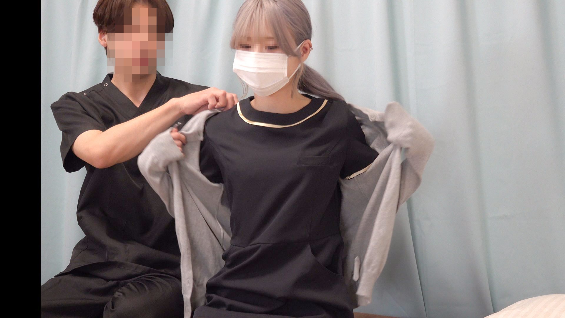 【実録セクハラ接骨院8】韓国風美人セラピストさん来店♡大人しい雰囲気でしたがアソコはしっかり大洪水でしたｗｗ