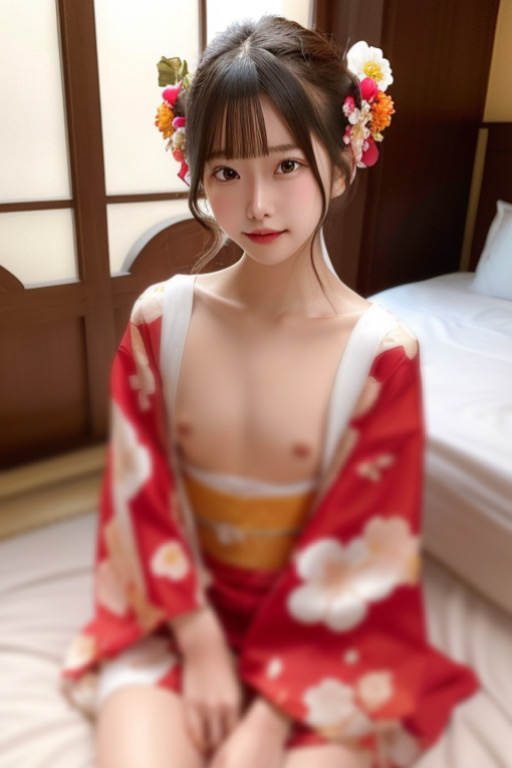 浴衣美女とえっちな撮影会　前編 gallery photo 3