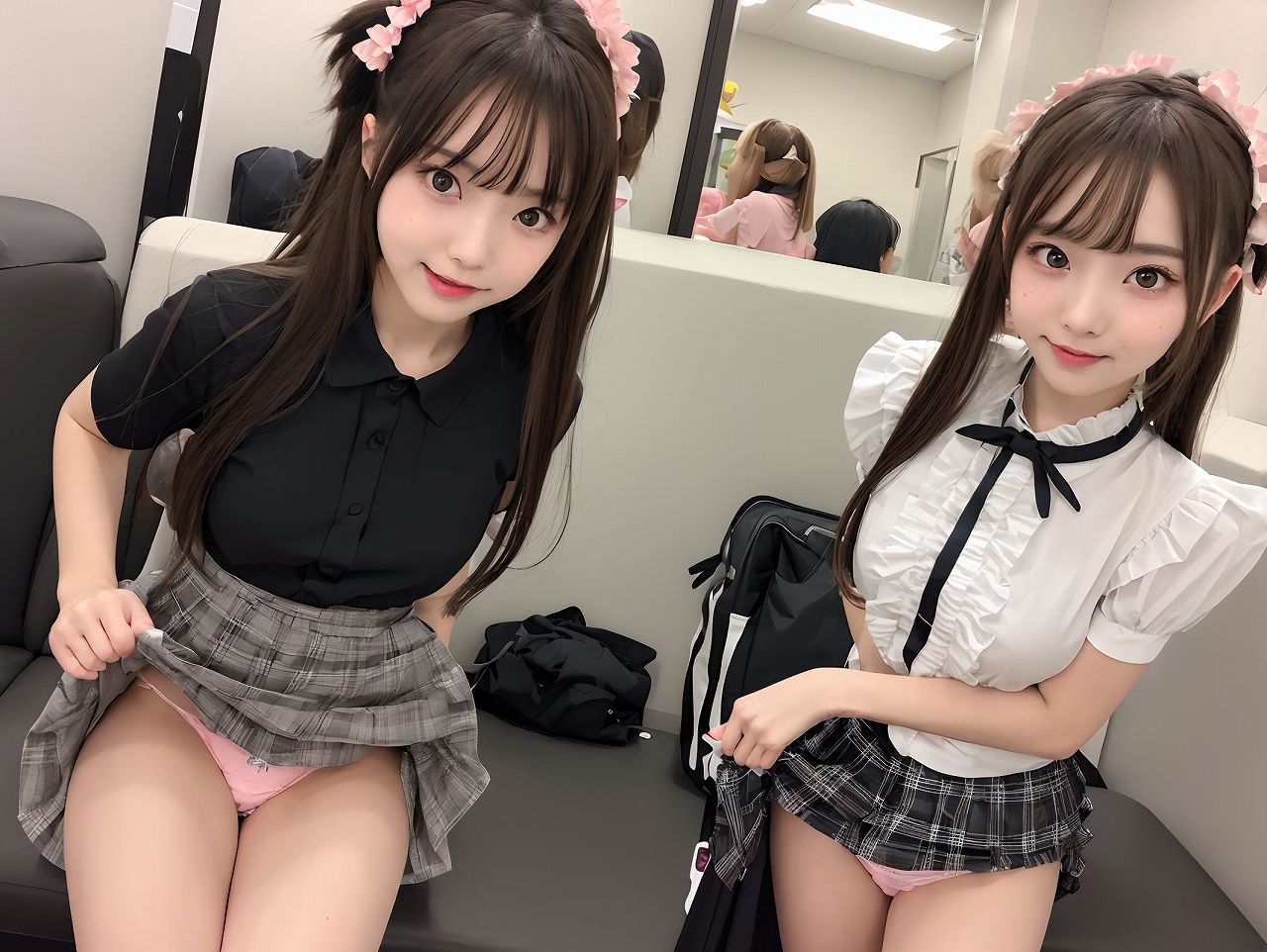 控室でパンツを見せてくれる系アイドル