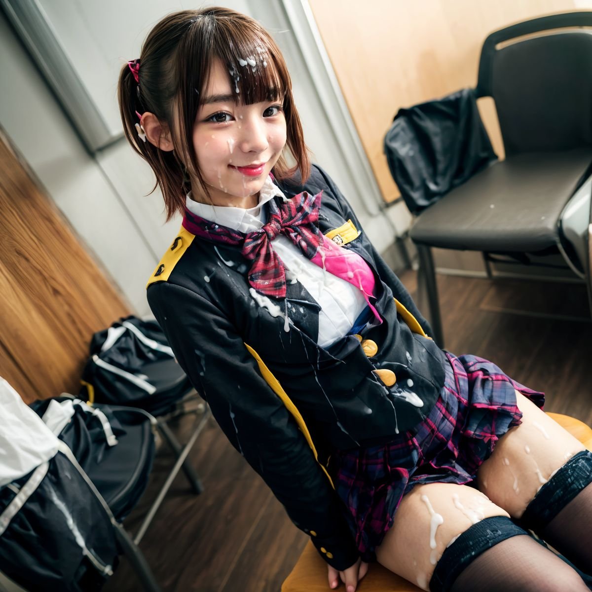 白濁ぶっかけアイドルin控室 gallery photo 5