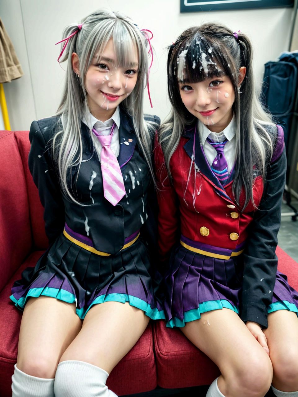 (セット商品)白濁ぶっかけアイドル（控室＆ステージ) gallery photo 1