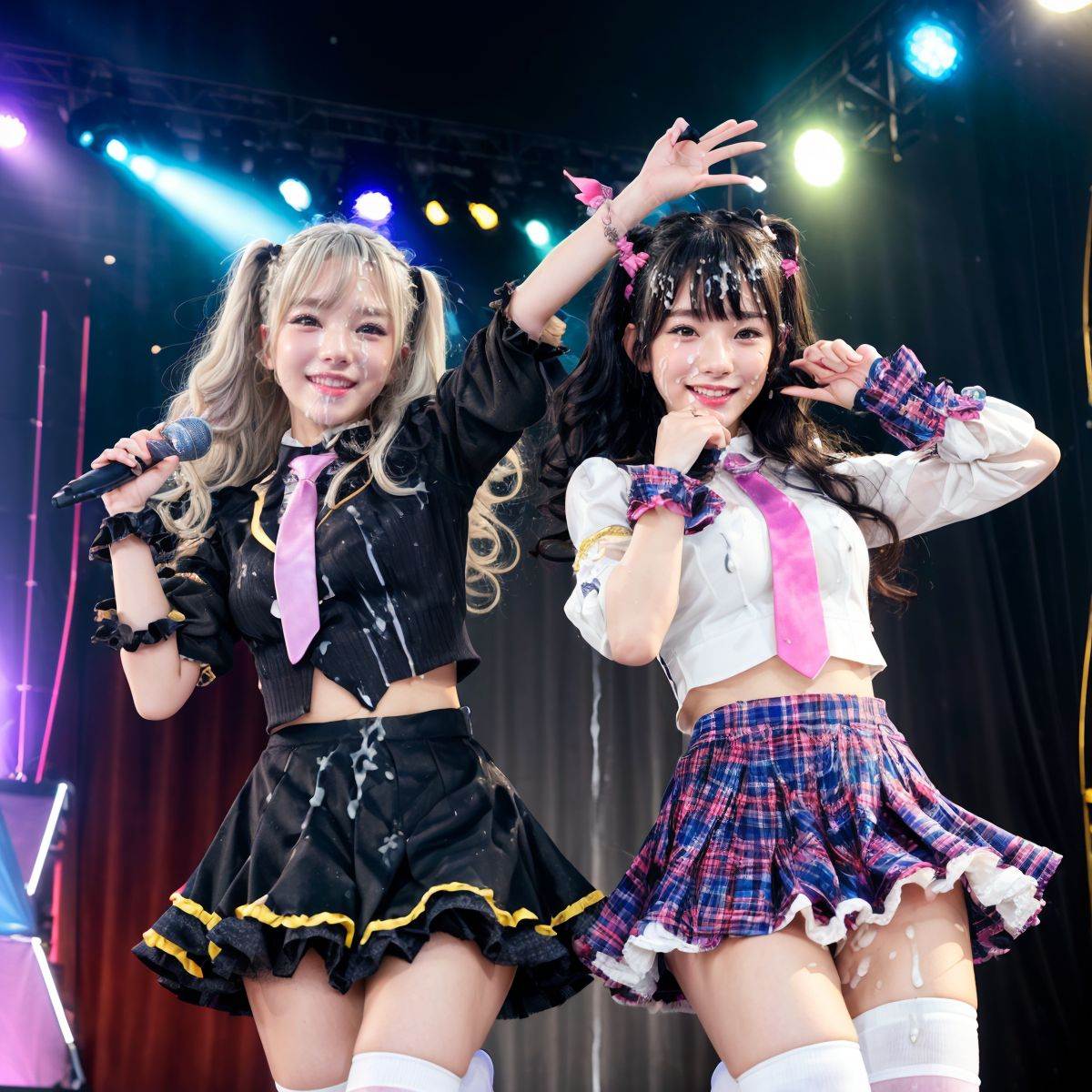 (セット商品)白濁ぶっかけアイドル（控室＆ステージ) gallery photo 2